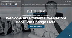 Desktop Screenshot of faithfirm.com